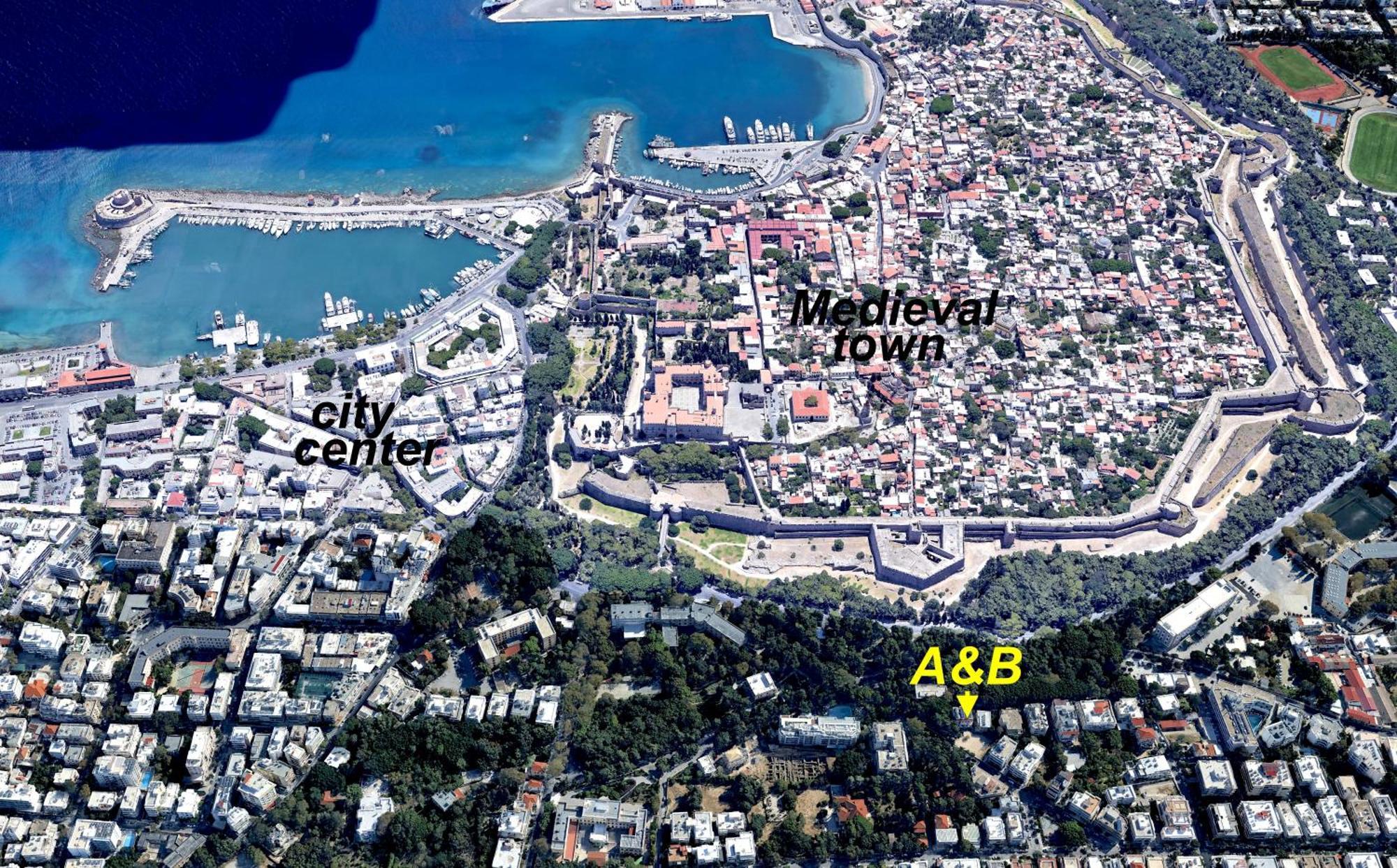 A&B Rhodes City Apartments מראה חיצוני תמונה